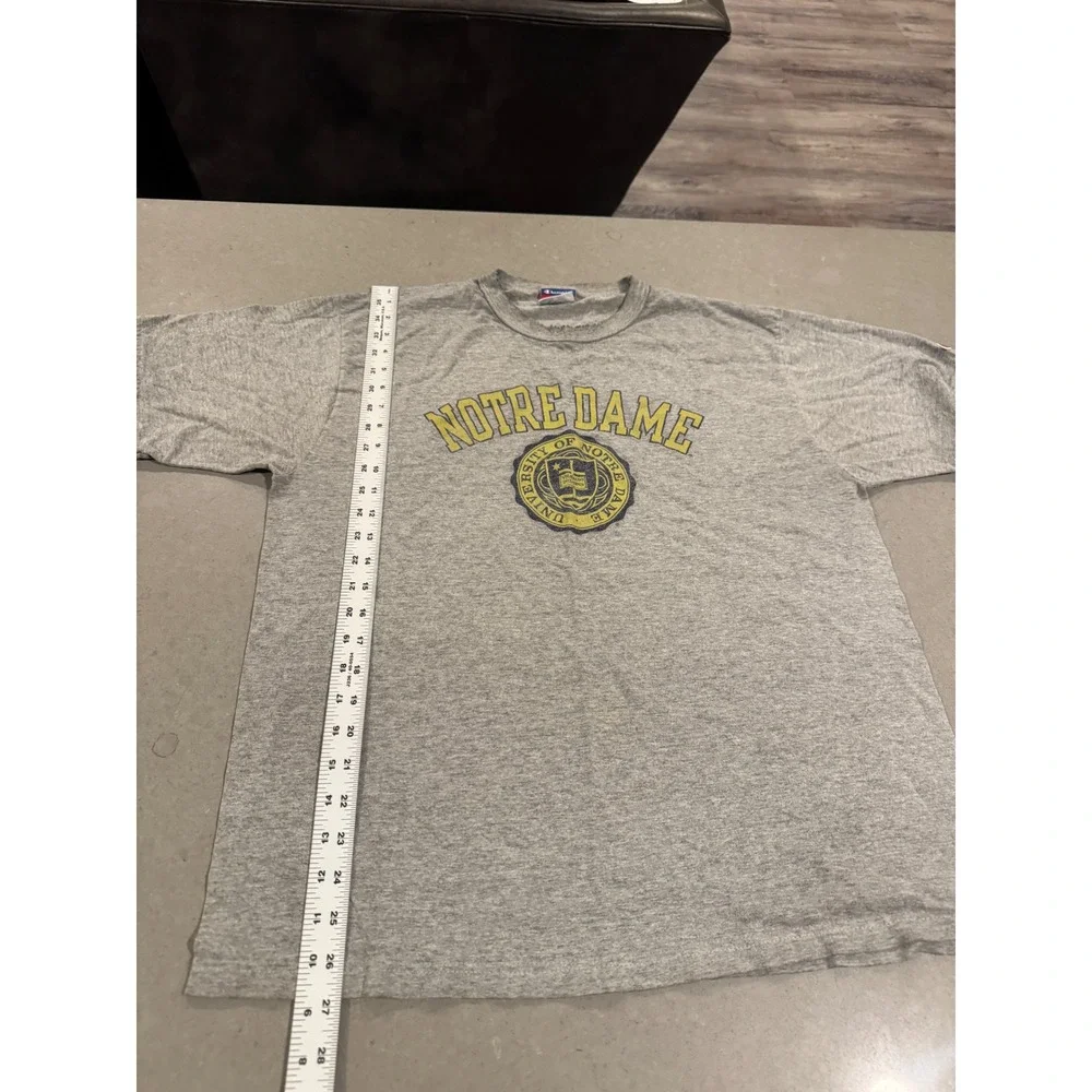 Champion Notre Dame Fighting Irish Graphic T Shirt Mens Size Large vintage - Picture 2 of 5